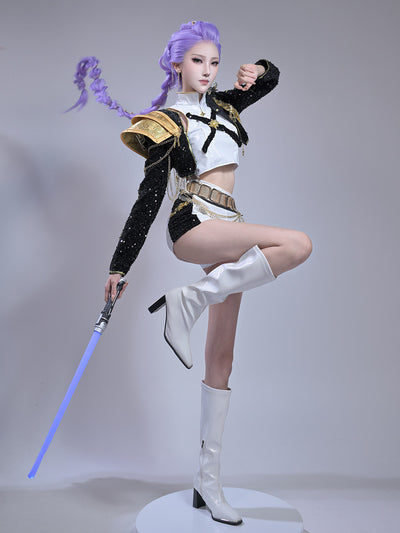 ルミ Rumi ゴールド コスプレ コスチューム C09519