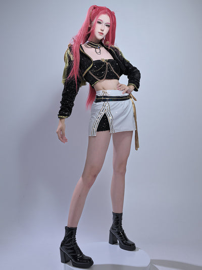 ミラ Mira ゴールド コスプレ コスチューム C09564