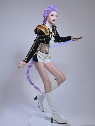 ルミ Rumi ゴールド コスプレ コスチューム C09519