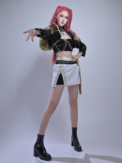 ミラ Mira ゴールド コスプレ コスチューム C09564