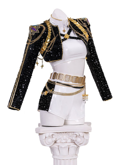 ルミ Rumi ゴールド コスプレ コスチューム C09519