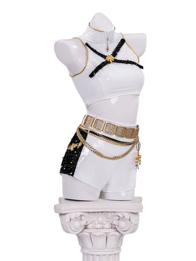 ルミ Rumi ゴールド コスプレ コスチューム C09519