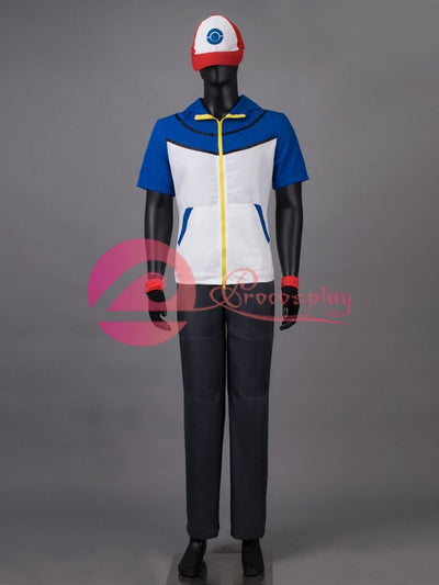 Pokemon Pocket Monster Ash Ketchum Cosplay Costume Mp003417 Costumes
