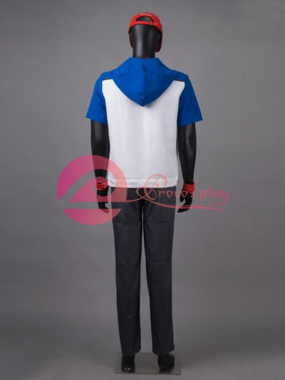 Pokemon Pocket Monster Ash Ketchum Cosplay Costume Mp003417 Costumes