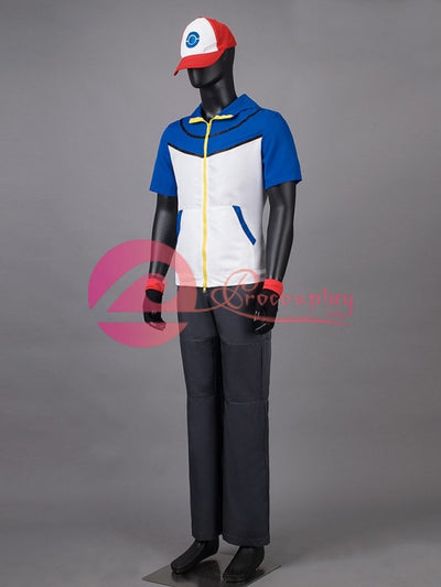 Pokemon Pocket Monster Ash Ketchum Cosplay Costume Mp003417 Costumes