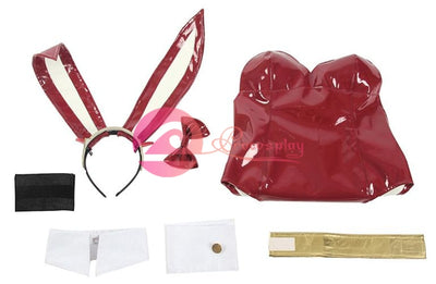 Rolecos Anime Darling In The Franxx Cosplay Costume Zero Two Bunny Girl 02 Sexy Women Jumpsuit Red