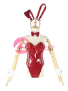 Rolecos Anime Darling In The Franxx Cosplay Costume Zero Two Bunny Girl 02 Sexy Women Jumpsuit Red