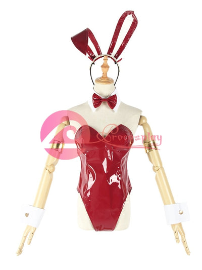 Rolecos Anime Darling In The Franxx Cosplay Costume Zero Two Bunny Girl 02 Sexy Women Jumpsuit Red