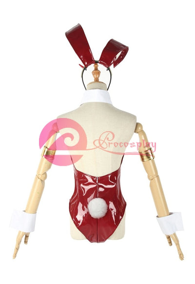 Rolecos Anime Darling In The Franxx Cosplay Costume Zero Two Bunny Girl 02 Sexy Women Jumpsuit Red