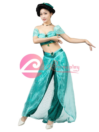 ( Aladdin ) Jasmine )Mp003881 Cosplay Costume