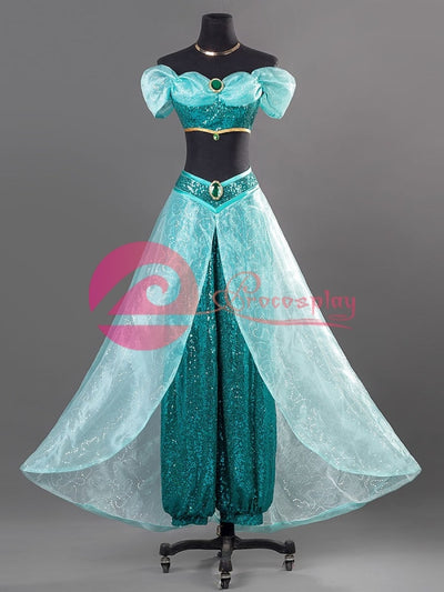 ( Aladdin ) Jasmine )Mp003881 Cosplay Costume