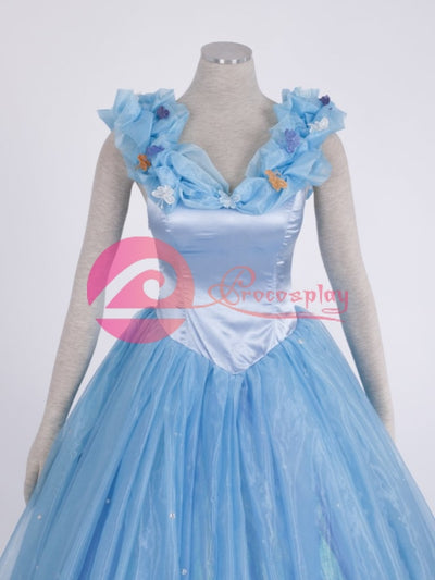 ( Disney ) Cinderella Ella Vermp002343 Cosplay Costume