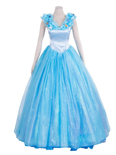 ( Disney ) Cinderella Ella Vermp002343 Cosplay Costume