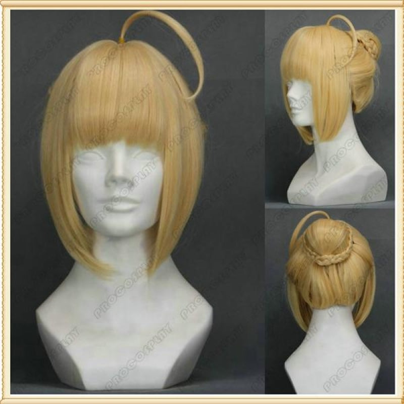 Fate / Stay Night Saber Mp004284 Cosplay Wig