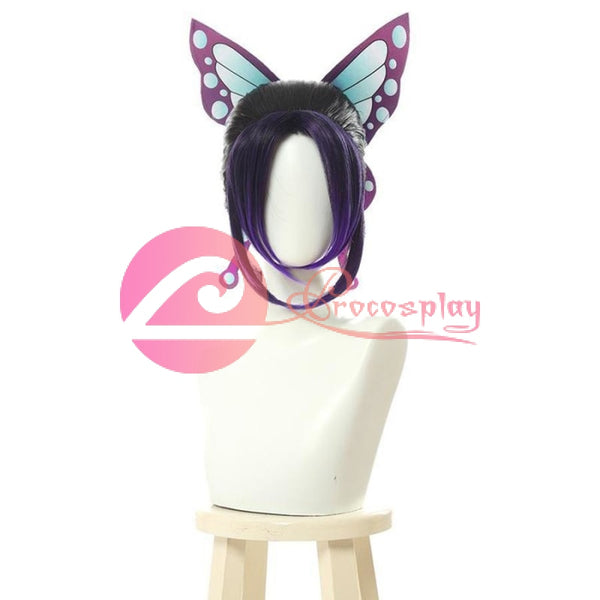 胡蝶 しのぶ ( こちょう しのぶ ) ウィッグ 鬼滅の刃 コスプレ