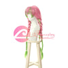 Rolecos Anime Demon Slayer Cosplay Hair Kanroji Mitsuri Long Kimetsu No Yaiba Women Synthetic Pink