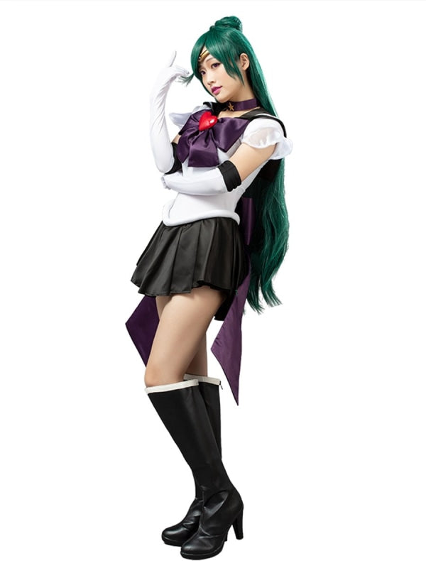 【スーパーセール】 冥王せつな / セーラープルート コスプレ衣装 美少女戦士 美少女戦士セーラームーン