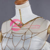 Uwowo Albedo Cosplay Anime Overlord Costume Women White Dress Halloween Christamas