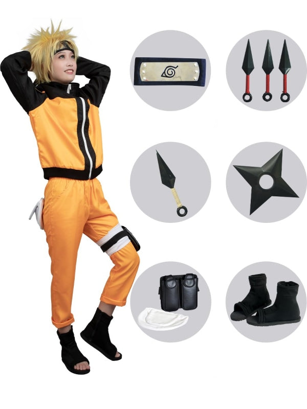 セット】 うずまきナルト コスプレ衣装 NARUTO -ナルト- 疾風伝 コスプレ通販・Procosplay - ProCosplay