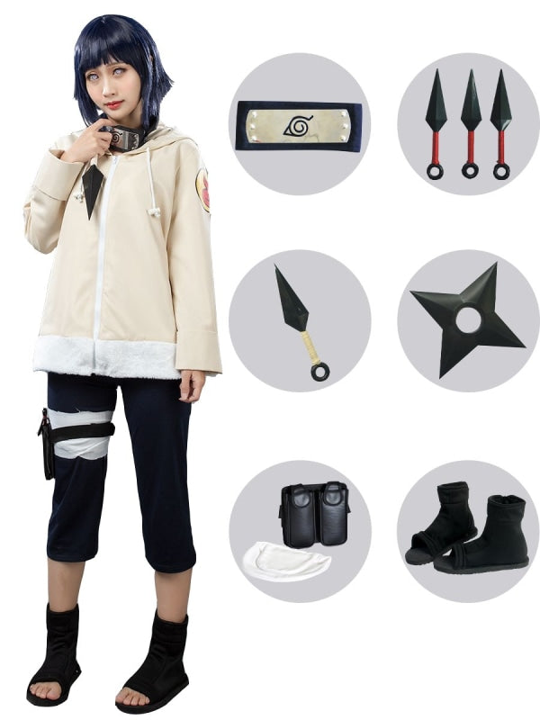 Amazon.co.jp: アニメ コスプレ衣装 日向ヒナタ ひゅうが ひなた Cosplay ハロウィン クリスマス パーティー アニメ 仮装  服装セット風 (01, XS) : ホビー
