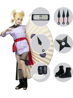 NARUTO　テマリ　コスプレ衣裳　フルセット setto-naruto-temari-kosuchumu-