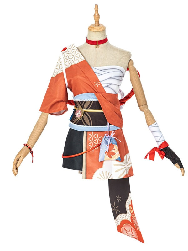 原神 宵宮 同人メイド コスプレ 衣装 S Uwowo製 原神 げんしん genshin 稲妻 宵宮 よいみや メイド コスプレ