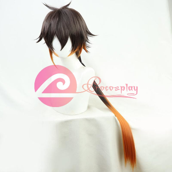 【即購入可】原神 GENSHIN 鍾離 しょうり コスプレ+ウィッグ yuan-shen-li-yue-zhong-shouri-