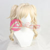 Game Genshin Impact Barbara Cosplay Wig Short Curly Light Golden Hair C00125 Wigs