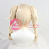 Game Genshin Impact Barbara Cosplay Wig Short Curly Light Golden Hair C00125 Wigs